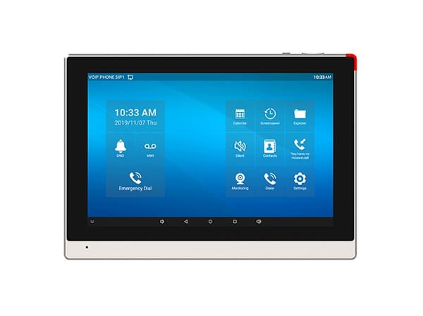 Fanvil I56A, 25,6 cm (10.1"), H.264, Musta, Hopea, 720p,1080p, Android musta, Hopea