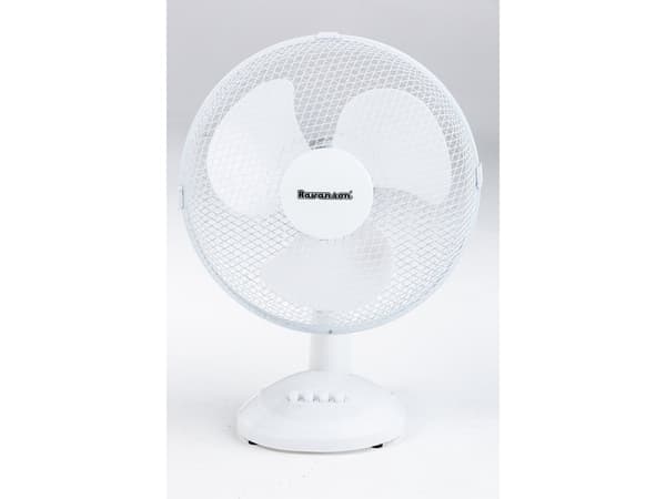Ravanson WT-1030, Kotitaloustuuletin lavoilla, Harmaa, Valkoinen, Taulukko, Muovi, 35 cm, AC