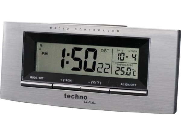 Technoline WS 6830, Silver, Inomhustermometer, Utomhustermometer, °C, Batteri, AAA Micro LR03, 172 mm