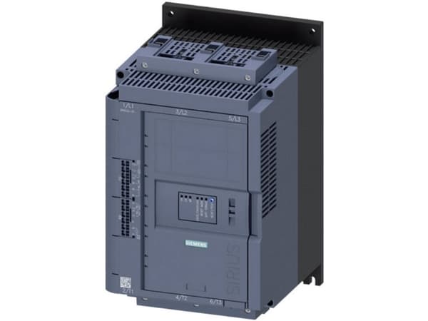 Siemens 3RW5224-3TC14 Pehmokäynnistysyksikkö Moottorin teho 400 V:lla 22 kW Moottorin teho 230 V:lla 11 kW 200 V, 480 V Nimellisvirta 47 A