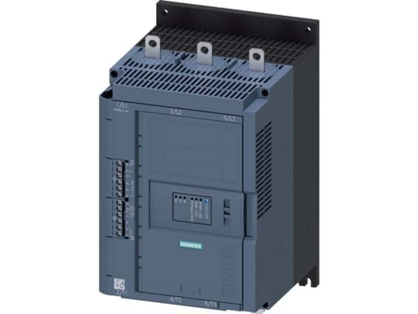 Siemens 3RW5235-6AC05 Pehmokäynnistysyksikkö Moottorin teho 400 V:lla 75 kW Moottorin teho 230 V:lla 37 kW 200 V, 600 V Nimellisvirta 143 A