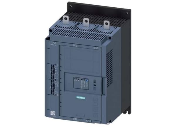 Siemens 3RW5234-2AC04 Pehmokäynnistysyksikkö Moottorin teho 400 V:lla 55 kW Moottorin teho 230 V:lla 30 kW 200 V, 480 V Nimellisvirta 113 A