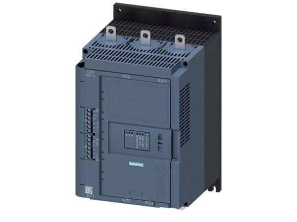 Siemens 3RW5234-6AC14 Pehmokäynnistysyksikkö Moottorin teho 400 V:lla 55 kW Moottorin teho 230 V:lla 30 kW 200 V, 480 V Nimellisvirta 113 A