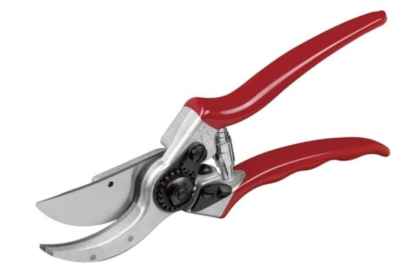 Felco 2, Alasin, Alumiini, Punainen, Ruostumaton teräs, Harmaa, 215 mm
