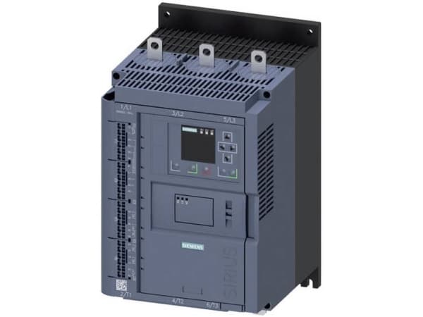 Siemens 3RW5536-2HA04 Pehmokäynnistysyksikkö Moottorin teho 400 V:lla 90 kW Moottorin teho 230 V:lla 45 kW 200 V, 480 V Nimellisvirta 171 A
