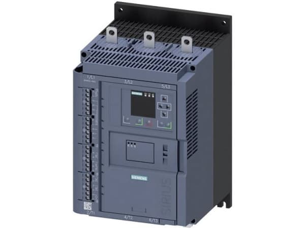 Siemens 3RW5534-6HA04 Pehmokäynnistysyksikkö Moottorin teho 400 V:lla 55 kW Moottorin teho 230 V:lla 30 kW 200 V, 480 V Nimellisvirta 113 A