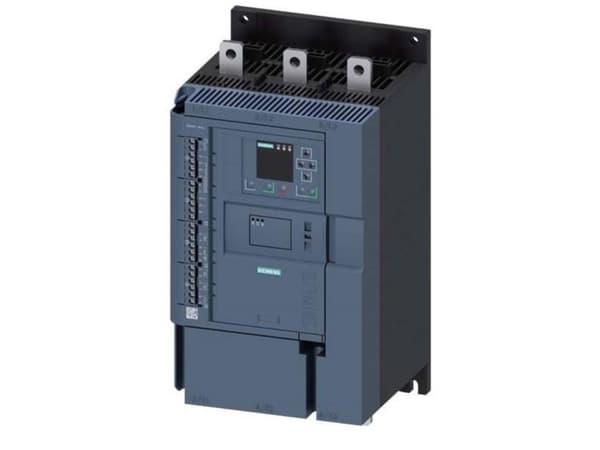 Siemens 3RW5545-6HA06 3RW5545456HA06 Mjukstartsenhet Motorns effekt vid 400 V 160 kW Motorns effekt vid 230 V 90 kW 200 V, 690 V Nominell ström 315 A