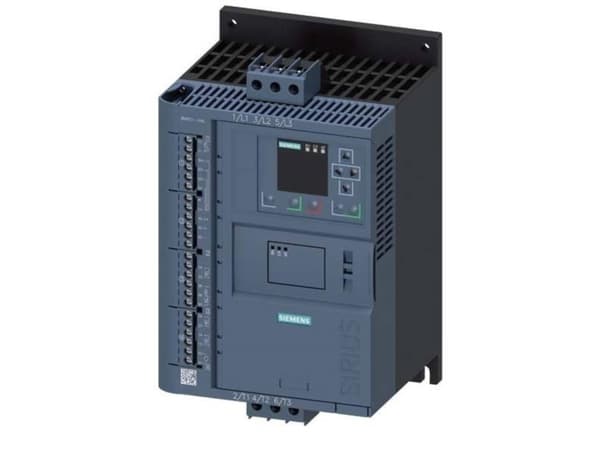 Siemens 3RW555517-1HA15 3RW5517171HA15 Softstart-enhet Motoreffekt vid 400 V 18,5 kW Motoreffekt vid 230 V 11 kW 200 V, 600 V Nominell ström 38 A