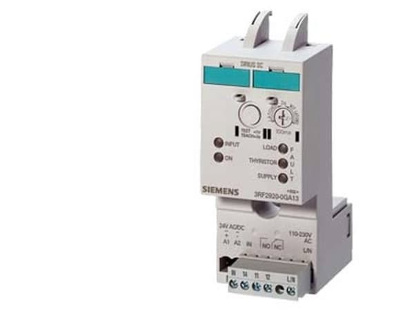 Siemens Lastövervakning 1 x brytkontakt, 1 x kontakt, 1 x växelkontakt 1 st 3RF2950-0GA16 Startfördröjning