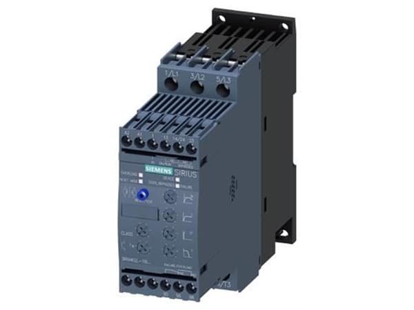 Siemens 3RW4028-1BB14 3RW40281BB14 Pehmokäynnistysyksikkö Moottorin teho 400 V:n jännitteellä 18,5 kW Moottorin teho 230 V:n jännitteellä 11 kW 200 V