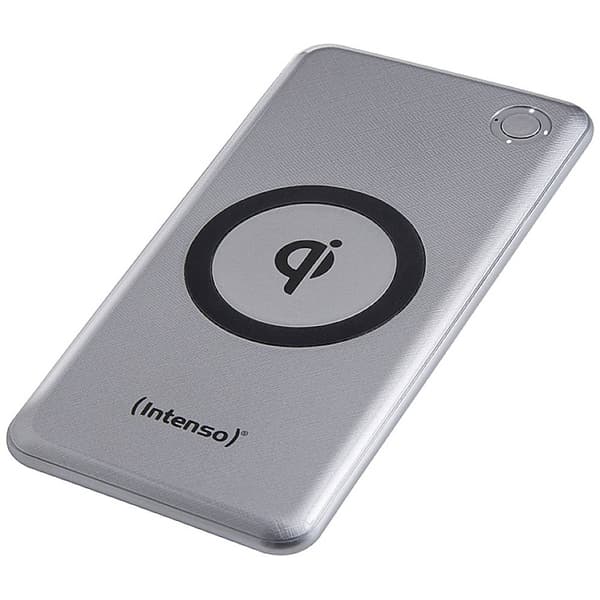 Intenso WPD 10000 Powerbank 10000 mAh Quick Charge 3.0, Power Delivery 3.0 LiPo USB-A, USB-C® Silver Statusindikering Silver