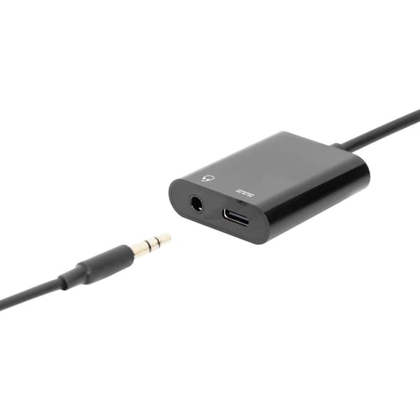 Digitus Audio Adapterkabel [1x USB-C® hane - 2x USB-C® hona, Telejack 3.5 mm] AK-300400-002-S 20.00 cm Skärmad, dubbelt