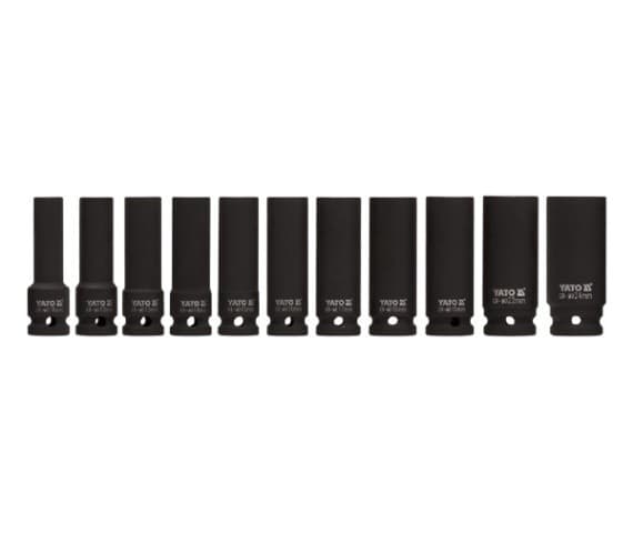Yato YT-1054, Kraftpipesett, Sort, 1/2", Krom-molybden, 78 mm