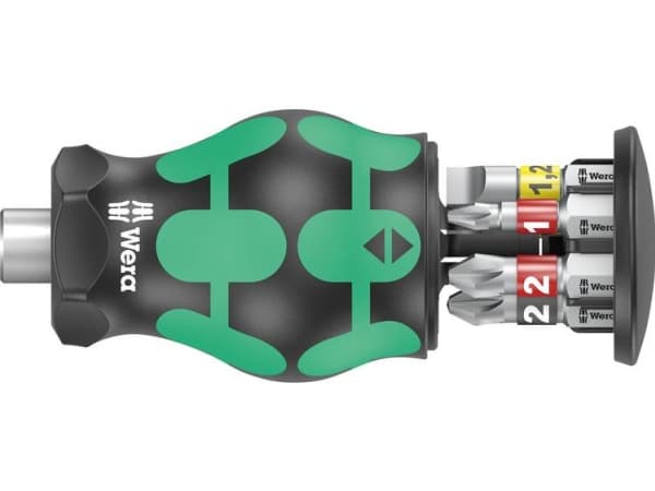 Wera Kraftform Kompakt Stubby Magazin 2 - Screwdriver handle with bit set