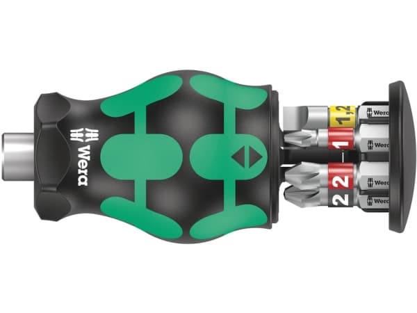 Wera Kraftform Kompakt Stubby Magazin 2 - Screwdriver handle with bit set