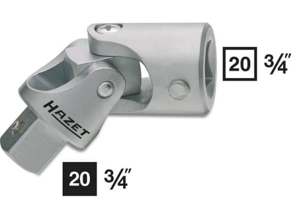 Hazet 1021 1021 Topnøgle-tilbehør 3/4 tommer Drev (skruetrækker) 3/4 (20 mm) 105 mm 1 stk
