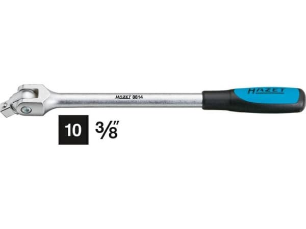 Hazet 8814 Drive håndtag Udgang 3/8 (10 mm) 250 mm 1 stk