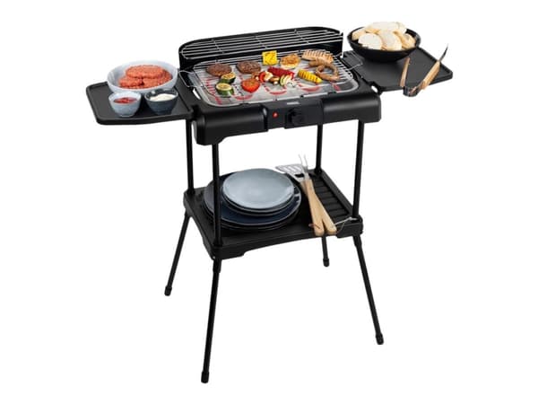 Princess 112250 Barbecue Tabletop Elektrisk Sort 2200 W Sort