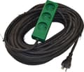 Miniatyrbild 1 av 2: BLUE ELECTRIC Kabelsats - 25M - m/3 box - gjuten kontakt - Kabel: 3x1,5 mm2 Gummi-neopren