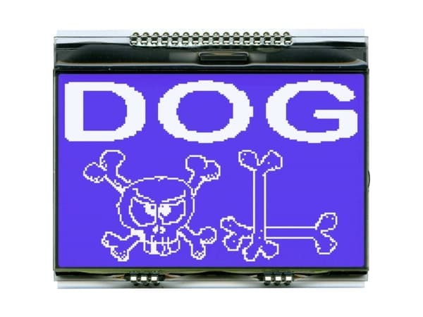 Electronic Assembly LC-display (B x H x T) 78 x 64 x 2.8 mm