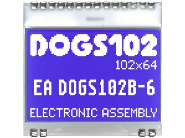 Electronic Assembly LC-display (B x H x T) 39 x 41 x 2 mm
