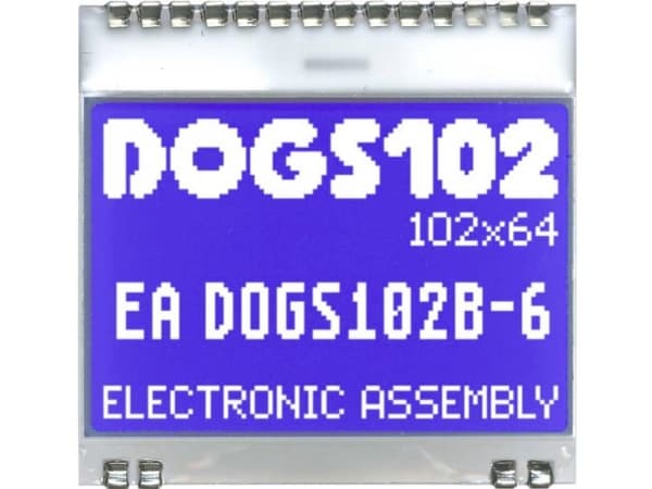 Electronic Assembly LC-display (B x H x T) 39 x 41 x 2 mm