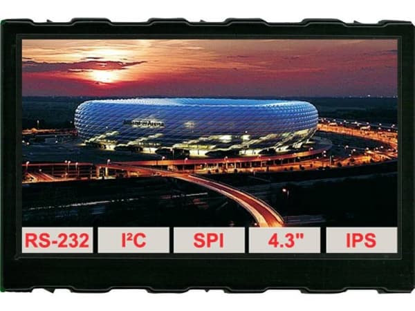 Electronic Assembly LC-display (B x H x T) 106.8 x 71 x 10.4 mm