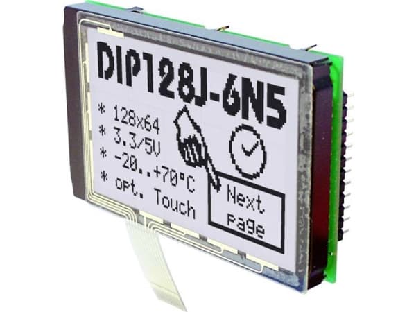 Electronic Assembly LC-display (B x H x T) 75 x 45.8 x 10.8 mm