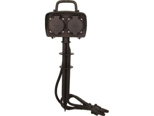 ORNO Puutarhamuhvit 2x2P+Z 1.5m IP44 3G1.5mm2