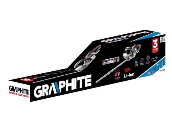 Hækkeklipper 510 mm Graphite ENERGY+ 18V uden batteri - SOLO
