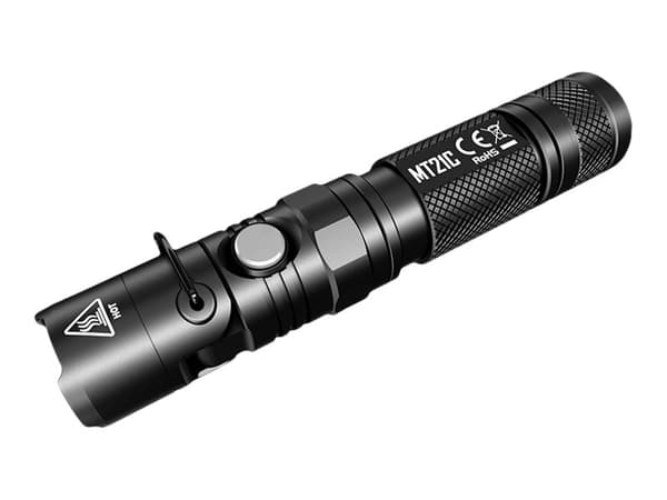 Nitecore MT21C, Käsikokoinen taskulamppu, Musta, LED, 1 lamppua, 1000 lm, 8500 cd musta