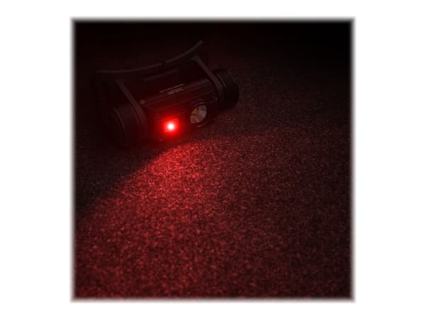 NITECORE H Series HC65 - Huvudficklampa - LED - 11-mode - rött/vitt ljus