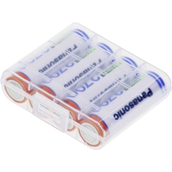 Panasonic HR-3U + box Laddbart batteri AA (R6) NiMH 2700 mAh 1.2 V 4 st
