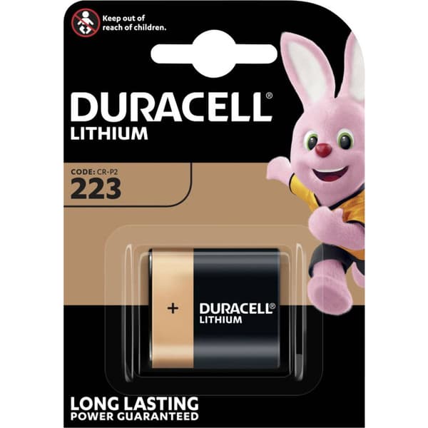 Duracell 2CRP2 CR-P2 Fotobatteri Litium 1400 mAh 6 V 1 st