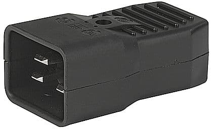 PremiumCord CS220M16, 16 A, 230 V, 3P, Suora, Uros, Musta