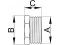Miniatyrbilde 2 av 2: Hydroland PLUG GZ KROM 3/8"H // SC PLUG 3/8
