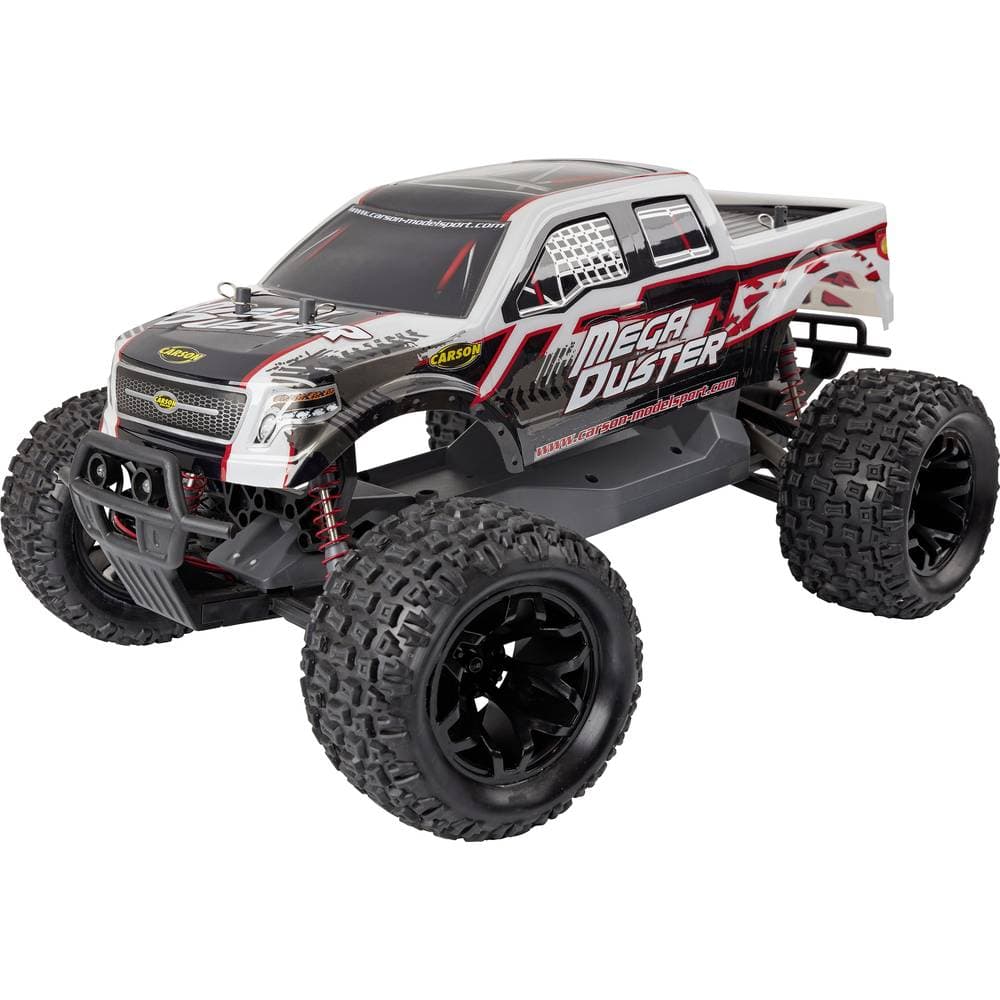 Carson Modellsport Mega Duster FE 1:10 RC modellbil Elektrisk Monstertruck 100% RtR 2,4 GHz inkl. batteri, laddare och
