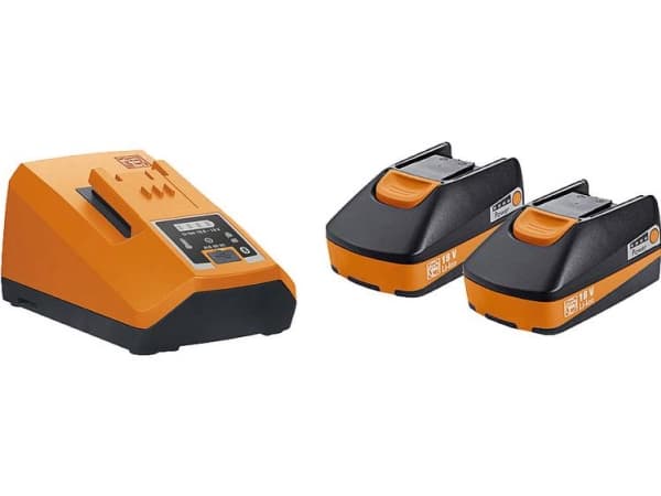 FEIN 92604324010, Batteri- og ladersett, Lithium-Ion (Li-Ion), 3 Ah, 18 V, Fein, Sort, Oransje
