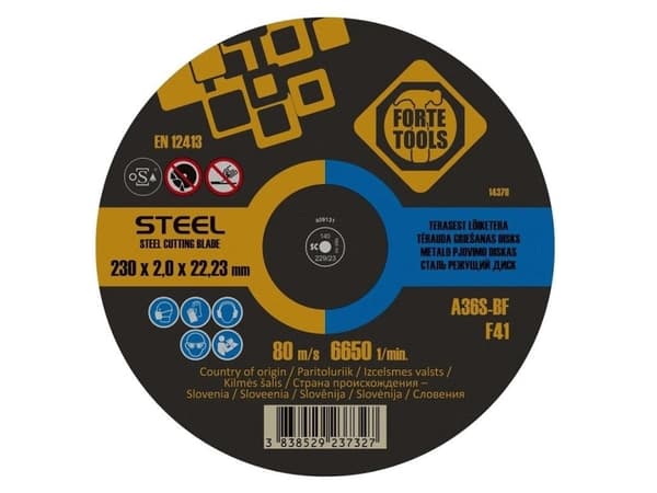 Forte_Tools Cutting Disc Forte Tools 230X2.0X22metal