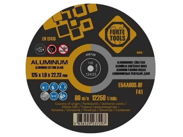 Forte_Tools Cutting Disc Forte Tools 125X1x22 Alu