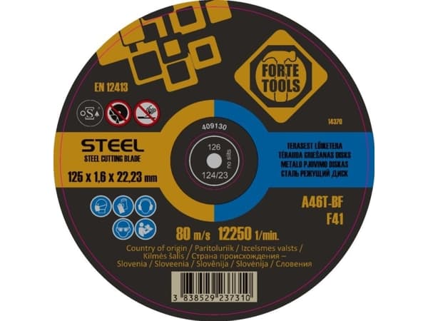 Forte_Tools Cutting Disc Forte Tools 125X1.6X22metal