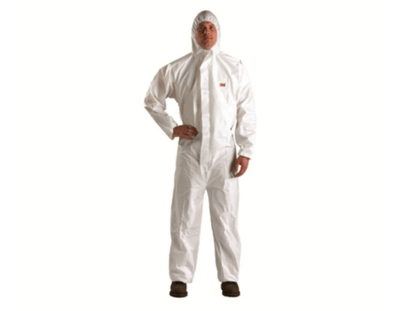 3M 4510, Hvit, XL, Voksen, Unisex, Glidelås, Front
