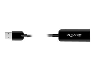 Delock - Verkkosovitin - USB 3.2 Gen 1 - 2.5GBase-T - musta
