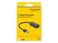 Pikkukuva 2 / 5: Delock - Verkkosovitin - USB 3.2 Gen 1 - 2.5GBase-T - musta