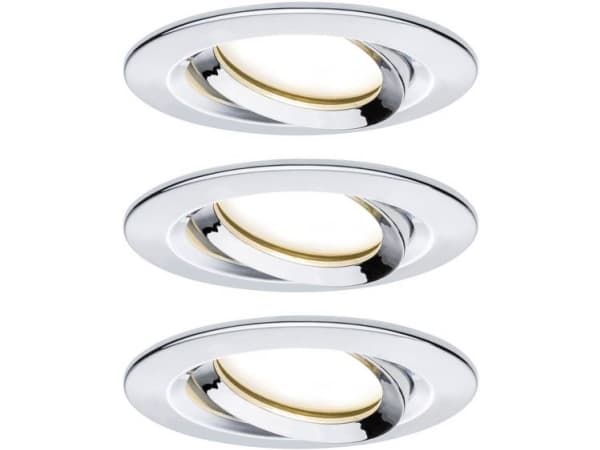 Paulmann 936.84, Indbygget lysplade, 1 pære(r ), LED, 2700 K, 425 lm, Krom