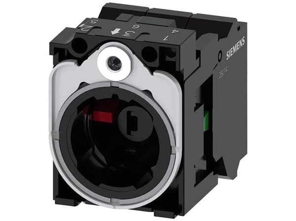 Siemens 3SU1551-1AB60-3MA0 Pidike 3-pyörävyö, LED-elementti (B x K) 30 mm x 40 mm 1 kpl 1 kpl