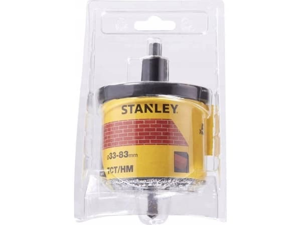 Stanley TCT holesaws for masonry and concrete 33-83 mm 5 pcs