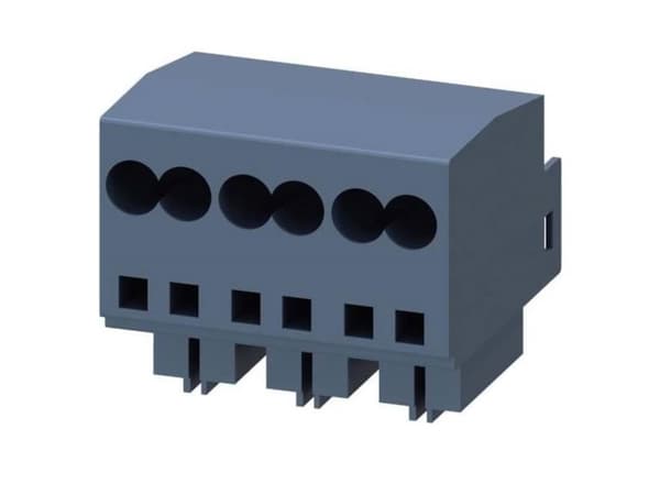Compact hovedstrømsklemmer fjeder