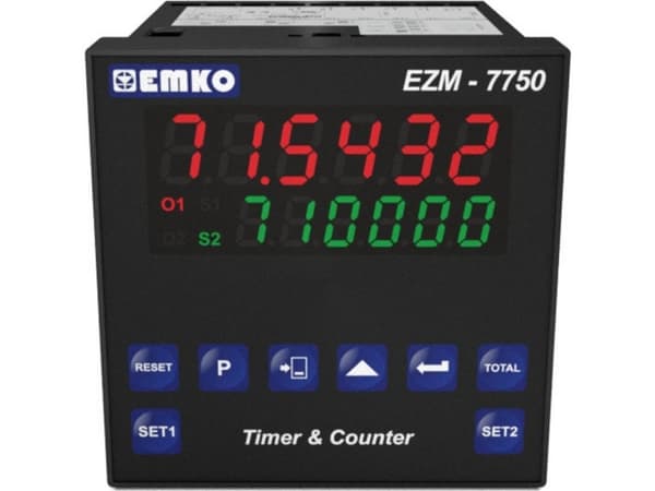 Emko EZM-7750.2.00.1.0/00.00/0.0.0.0.0 Förinställd räknare Digital installationsmätutrustning