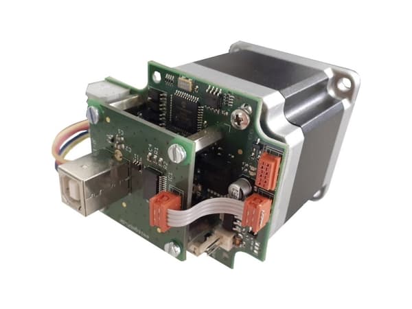 Emis Stepmotor med styring SMC-dMOT-56 SMC-dMOT-56 1.1 Nm 0.7 A 0.7 A Shaft Diameter: 6 mm